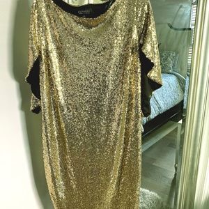 Gold Sequin ELOQUII dress